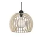 Nordlux Pendelarmatuur Chino 30 Bruin - Hout | E27 Max 60W